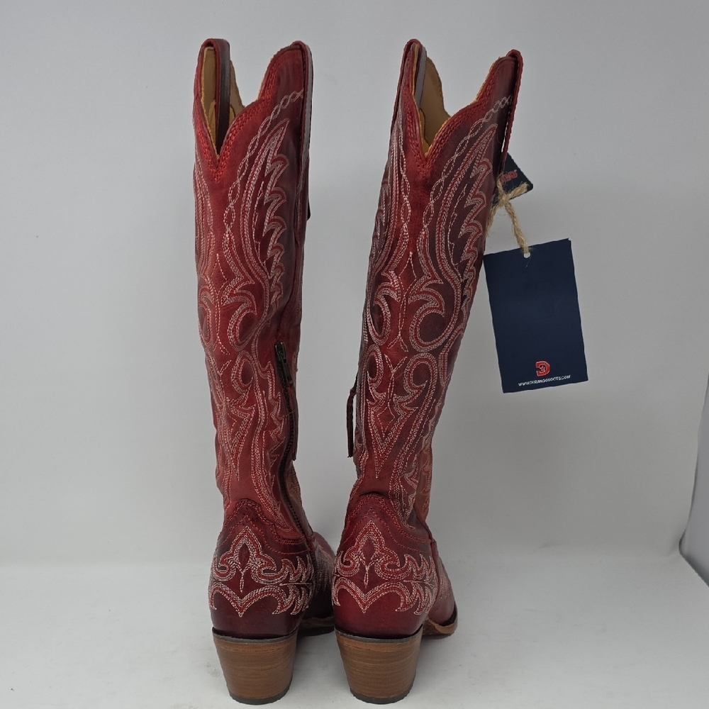 Durango Women's Crush Tall Western Boots Snip Toe Size 7 - Picture 4 of 7